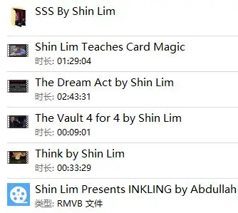 Shin Lim Magic Archive - Bundle 28 sets - magic tricks