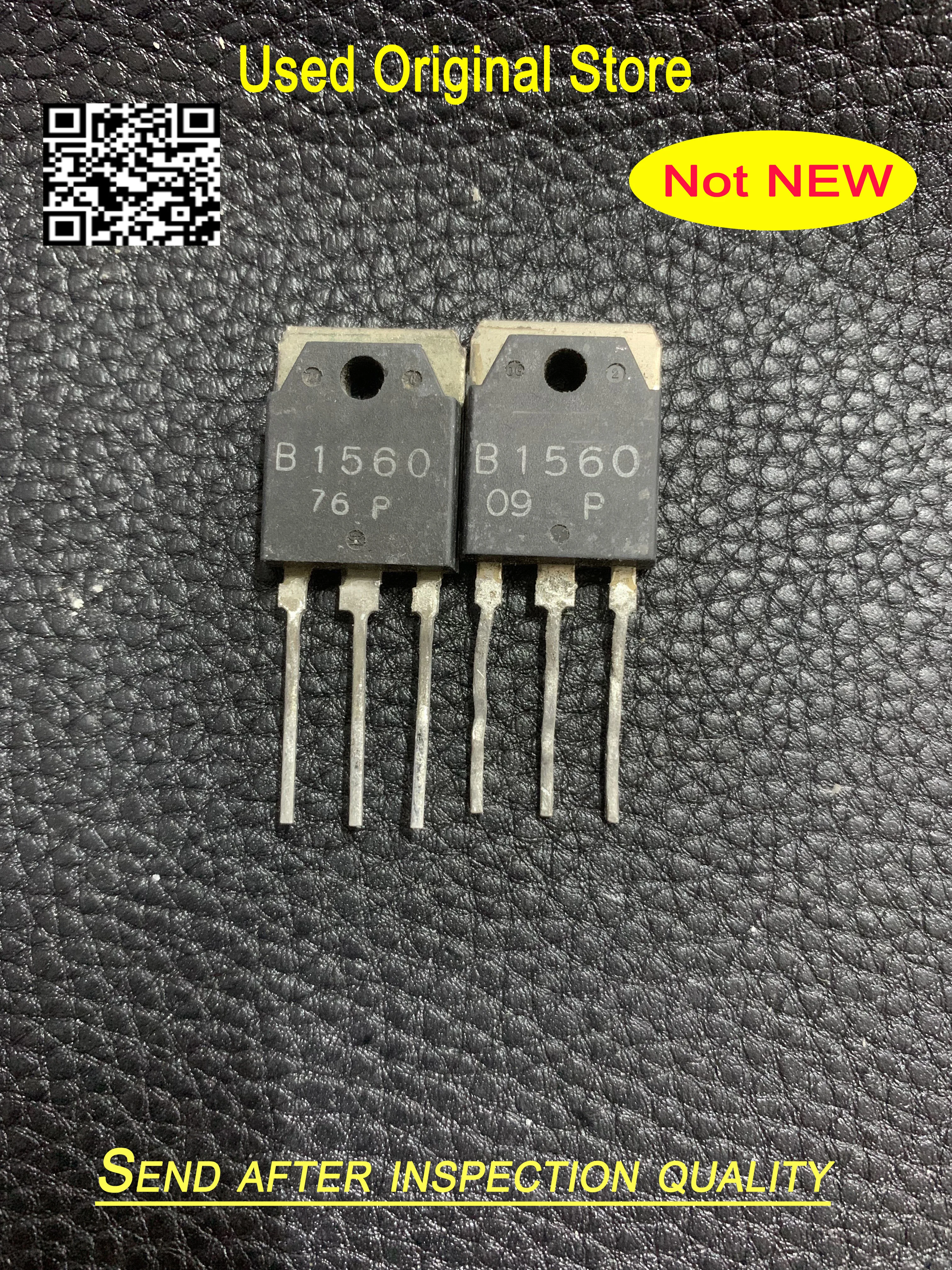 2pcs=1pair B1560 D2390 2SB1560 2SD2390 TO-3P In Stock