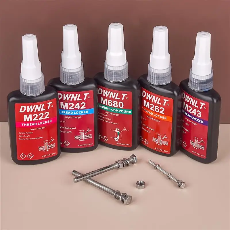 50ml Screw Glue Anti Loosening Fastening Anaerobic Glue Corrosion-Resistant And High-Temperature Resistant Thread Sealing Glue