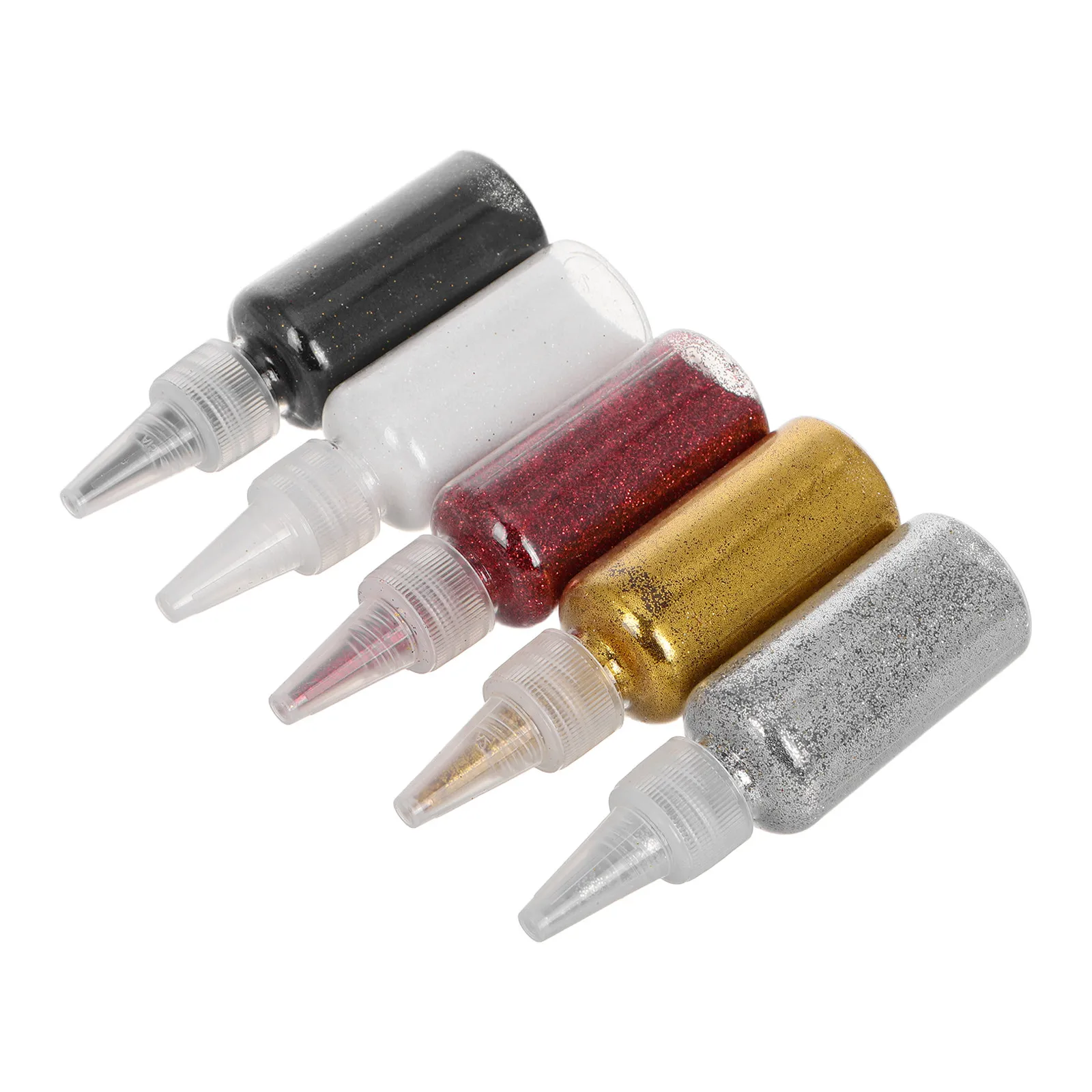 

5Pcs Glitter Nail Art Powder Sparkling Acrylic Manicure Craft Glitters for DIY Decorations Longlasting Shine Body Makeup Sequins