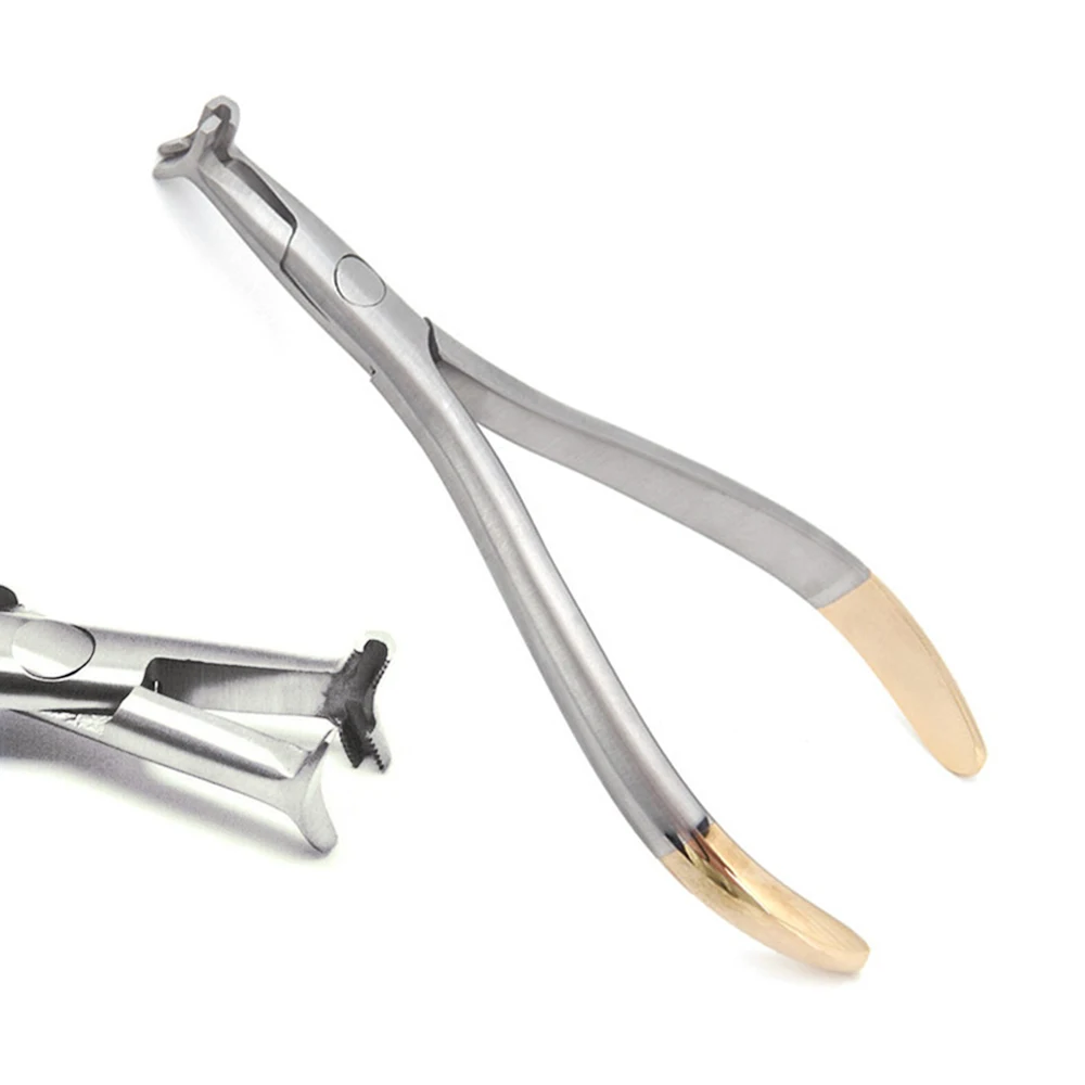 3PCS Dental Distal End Bending Plier Orthodontic NiTi Arch Wire Bender Forceps Dentistry Archwire Cinch Back Pliers