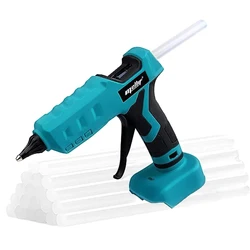 Mellif 100W Cordless Hot Glue Gun for Makita 18V LXT Battery BL1830 BL1840 Full Size DIY Electric Heat Repair Tool (tool only)