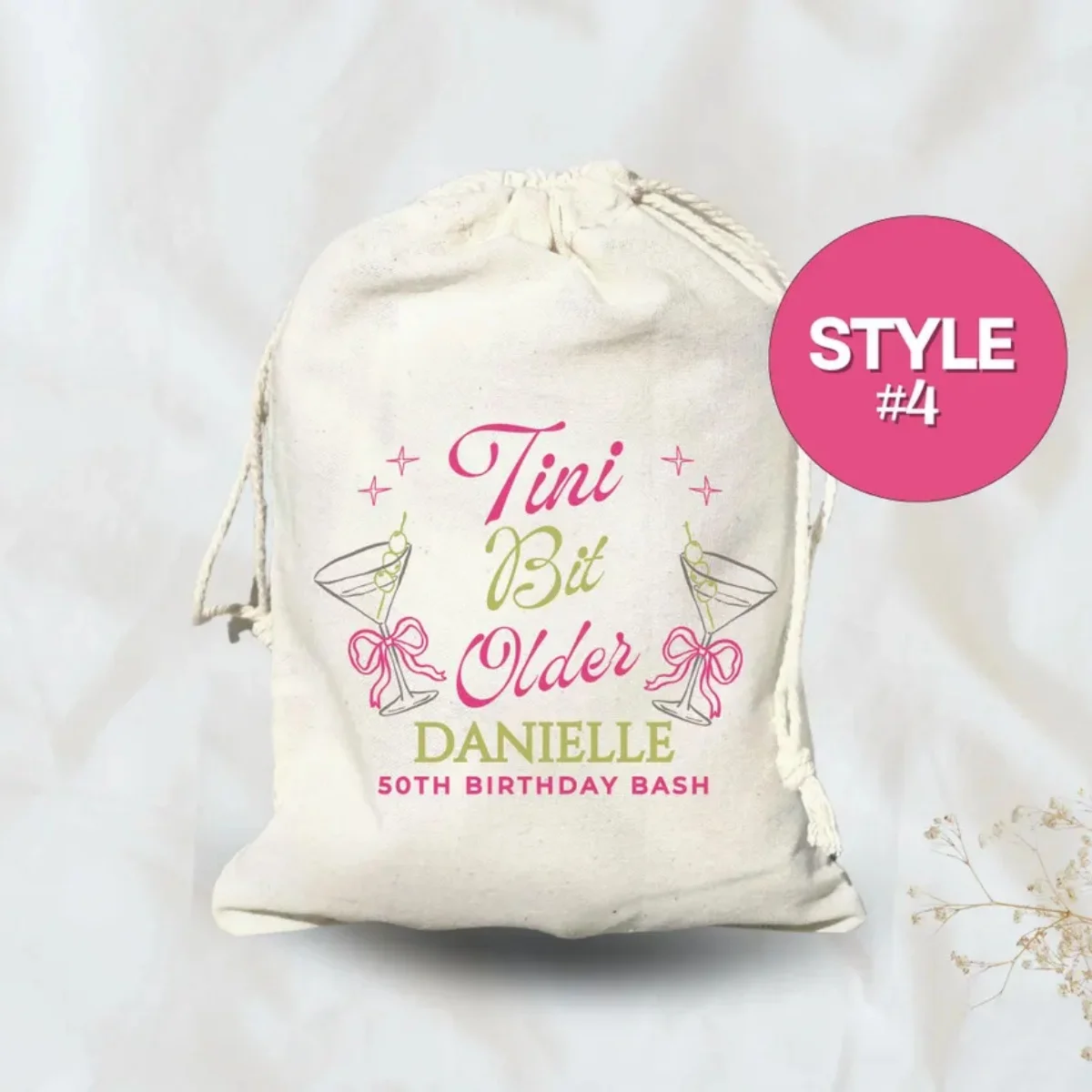 20 piezas bolsa de recuerdo de fiesta personalizada, Kit de recuperación, despedida de soltera, recuerdo de fiesta, bolsa personalizada, PNG, recuerdo de fiesta, Kit de supervivencia, bolsa para chica Tri