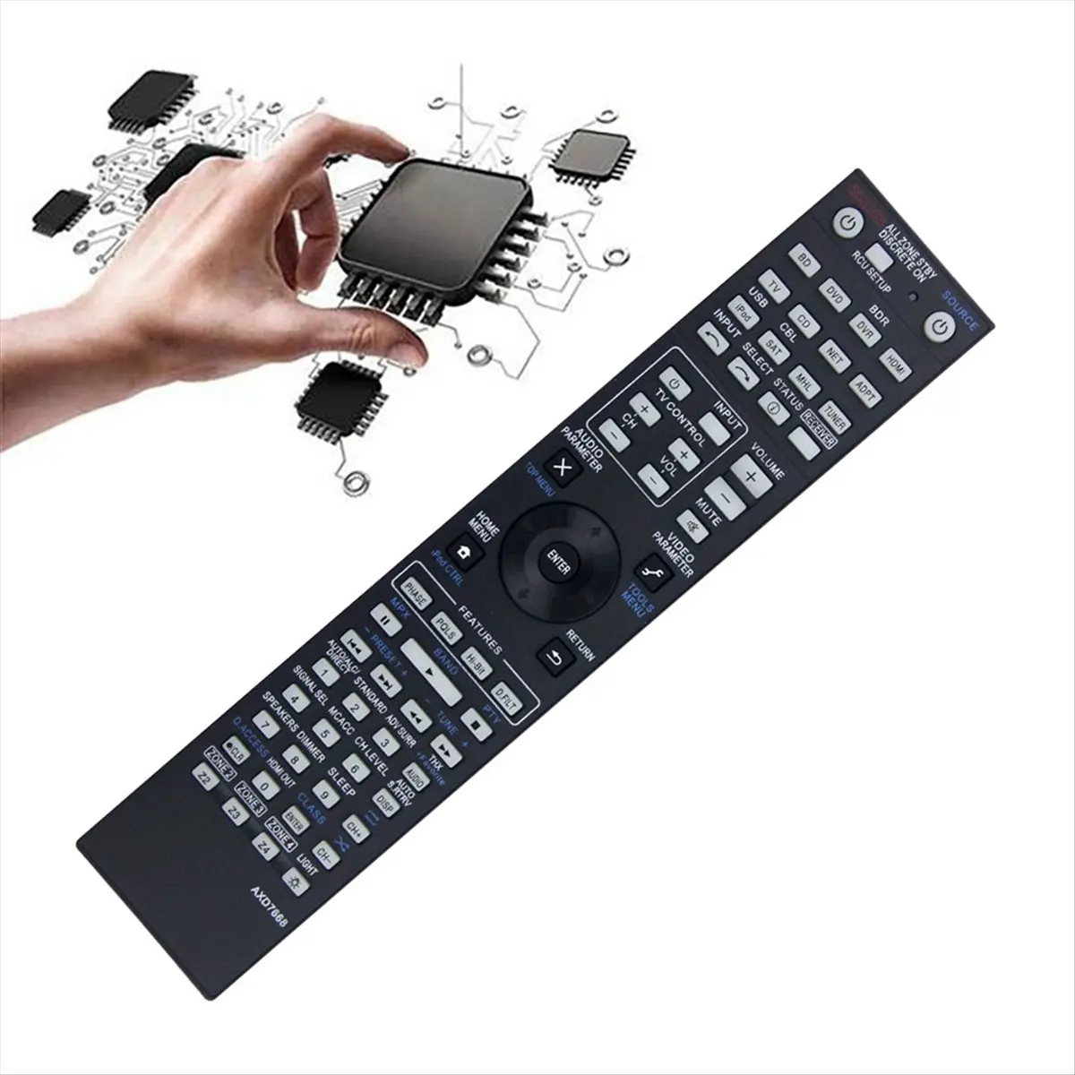 abpo]-controle-remoto-de-substituicao-axd7668-para-receptores-a-v-av-vsx-1123-k-axd7596-axd7305-axd7691-axd7725-sc-57-sc-55-lx58