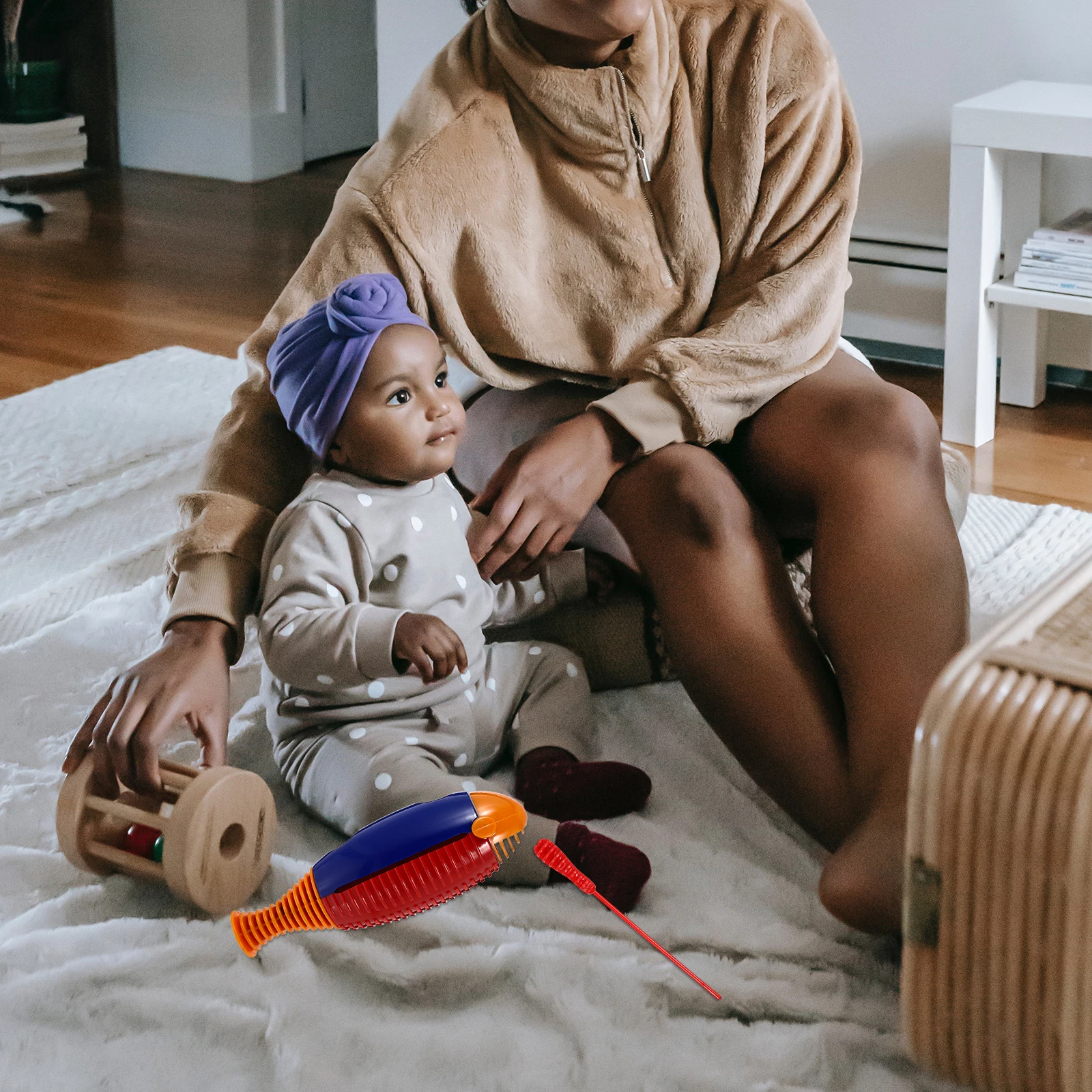 

2Pcs Frog Croak Tube Kids Musical Instrument Durable ABS Safe Bright Colors Music Enlightenment Educational Percussion Plaything