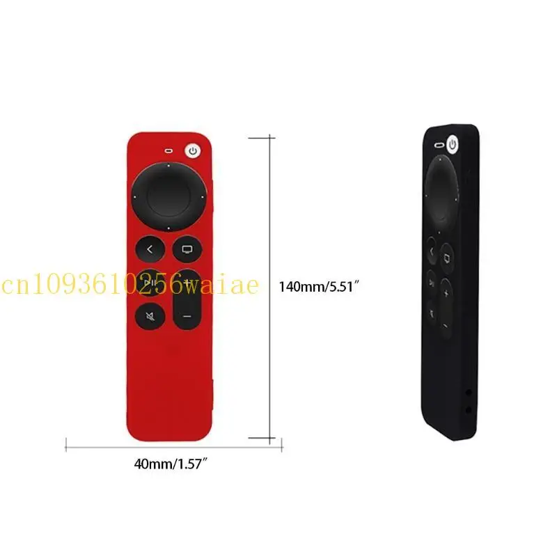 652F Silicone for case anti slip cover skin for -apple 4K Shockproof Re