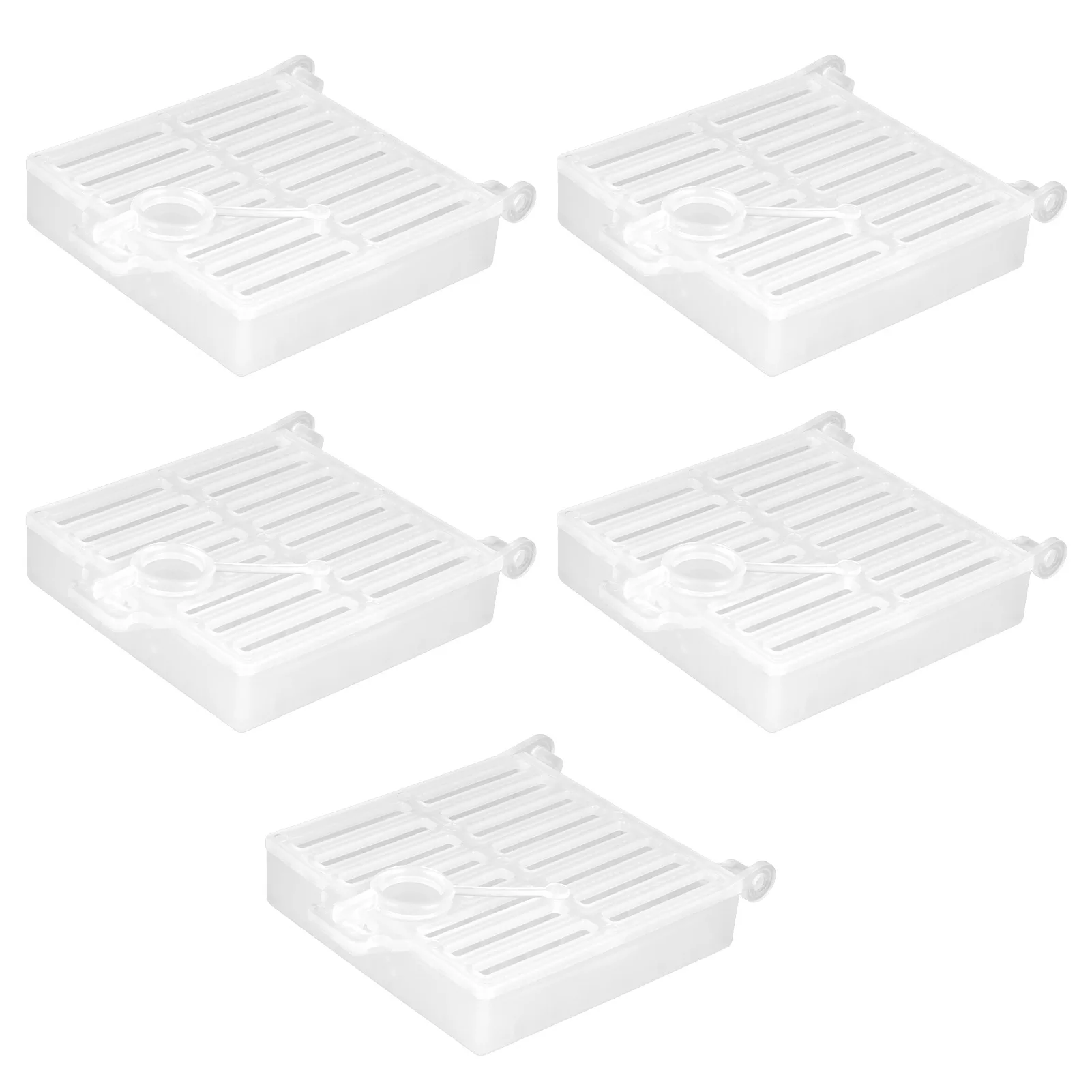 ZK10 5Pcs Queen Bee Catcher Cage Plastic Queen Rearing Transport Cage Tool Beekeeping Accessory