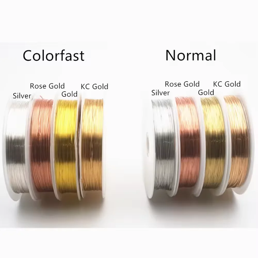 1 Roll 0.2mm Sturdy Copper Wire Beading Wire For Bracelet Necklace DIY Jewelry Making Accessories