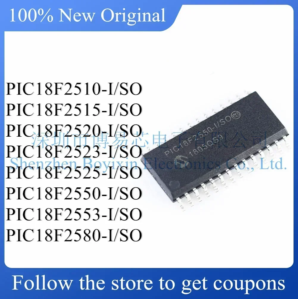 PIC18F2510 PIC18F2515 PIC18F2520 PIC18F2523 PIC18F2525 PIC18F2550 PIC18F2553 PIC18F2580-I/SO Стандартная версия