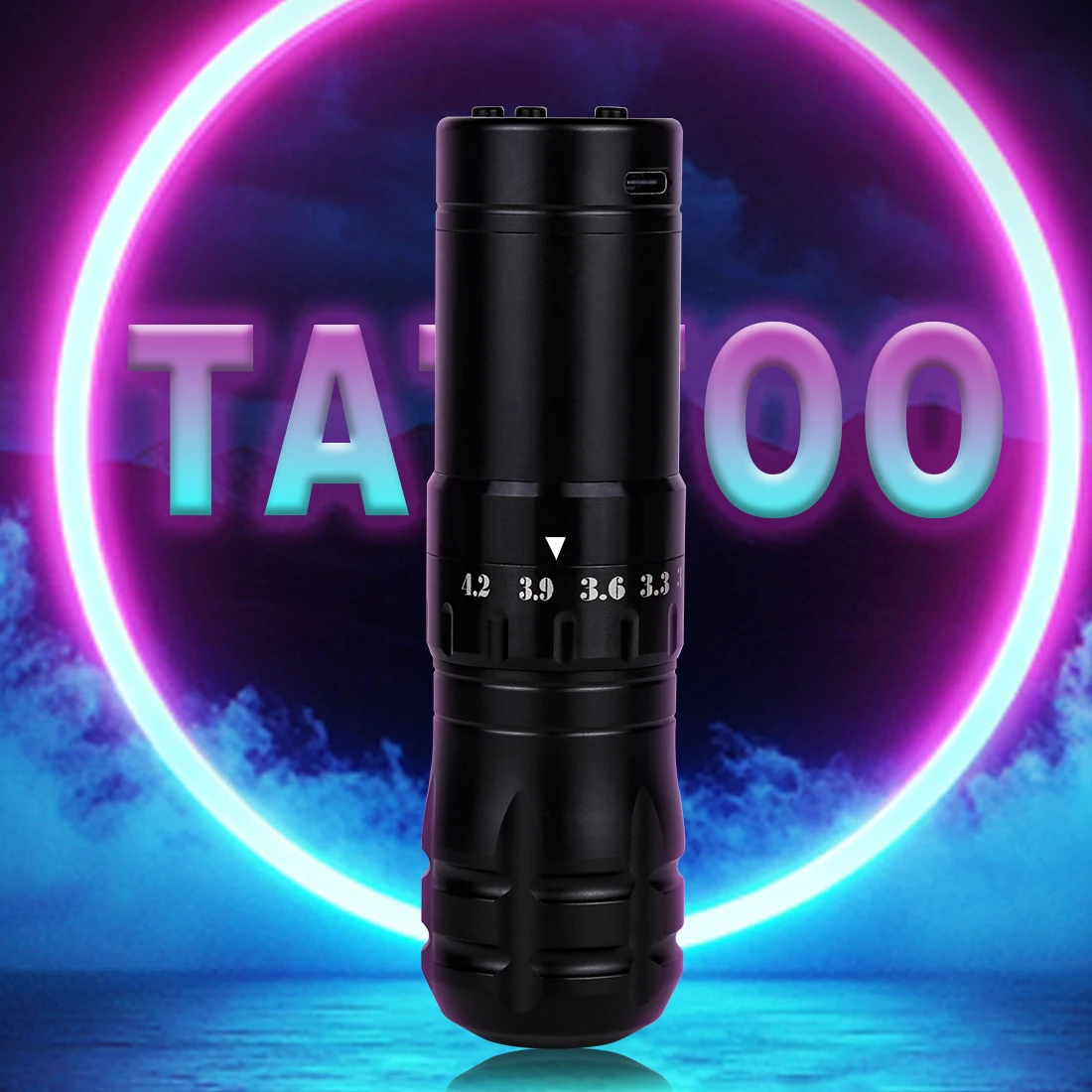 

Беспроводная тату-машинка, ручка для татуировки, 1500 мАч, аккумулятор большой емкости, интеллектуальный экран дисплея, принадлежности для татуировки с отверстием сливы