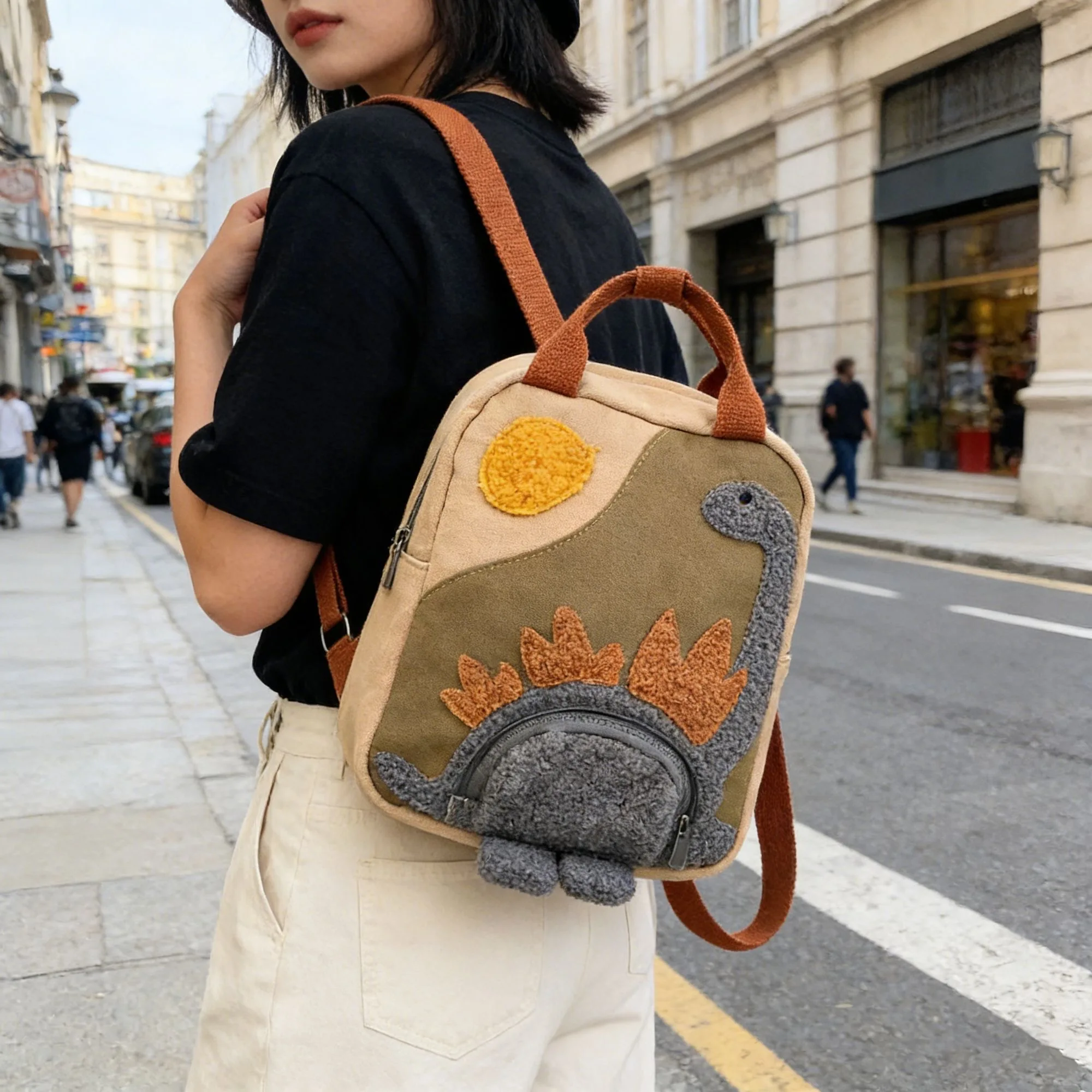 

25X20X10 cm Original cartoon New Kids Backpack Mini Schoolbag women Shoulder Bag