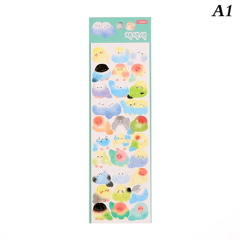 Sparkling Cute Kitty Cat Cartoon Sticker For Scrapbook Photo DIY Star Ribbon Sticker for Journal Laptop Album Decorative Sticker