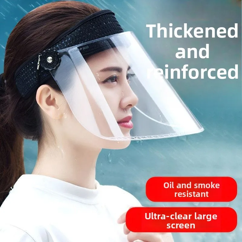 

Женская полнолицевая маска для защиты от брызг масла при приготовлении пищи, маслостойкий щиток для лица для кухни и жарки, защитная маска для готовки