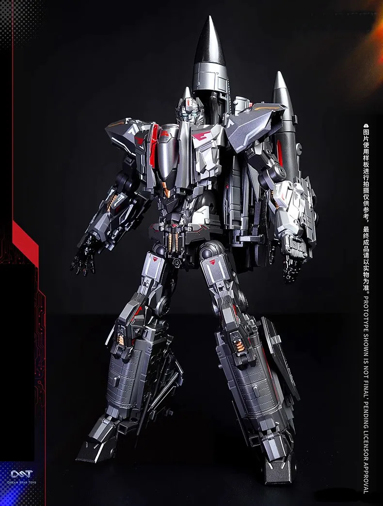 Dream Star Toys Transformation DST01-004 Black Raider F15 Superion Plane Alloy Action Figure Robot Collection Deformed Gifts