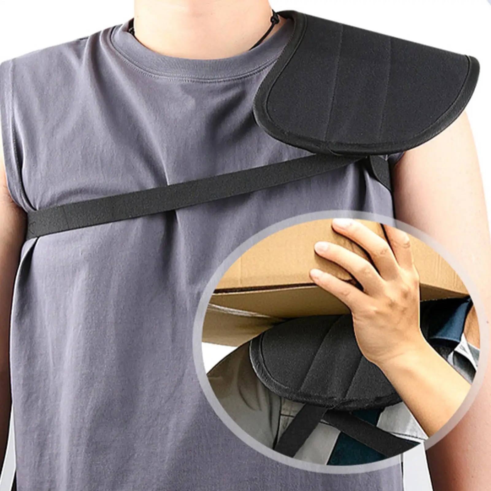 Shoulder Carry Pad Portable Thickened Loads Mat Carrying Shoulder Pad For Construction Warehouse Farm Work Material Handling
