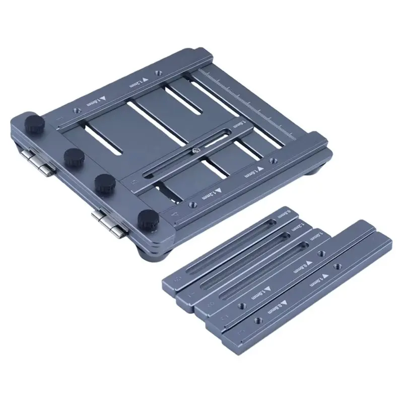 

CNC Solder Paste Stencil Fixture PCB Soldering Fixture Supports 0.8, 1.0, 1.2, And 1.6Mm PCB Boards. (Supports Double-Sided SMT)
