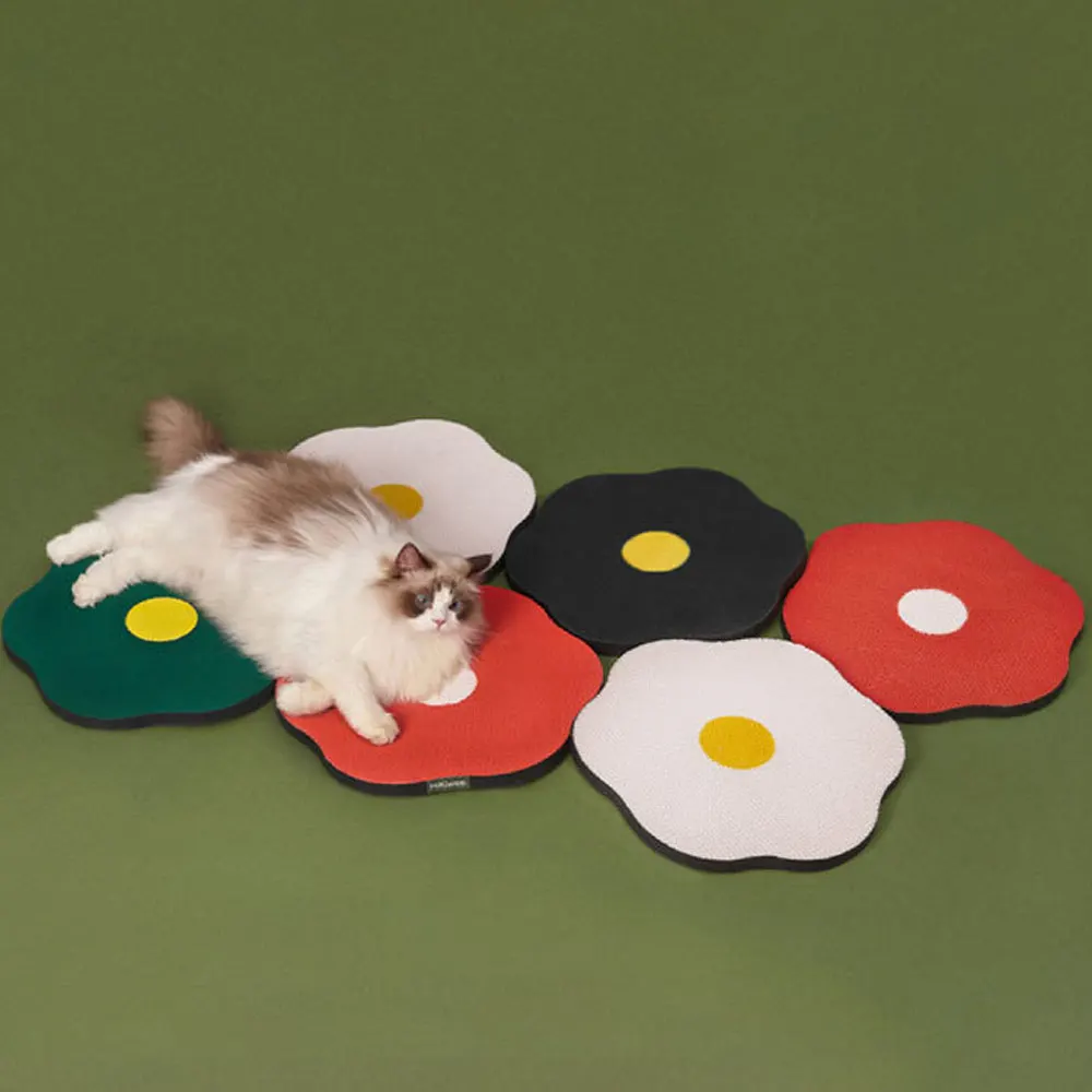 Flower Scratching Pad for Cats On Wall Cat Wall Scratcher Corrugated Cardboard