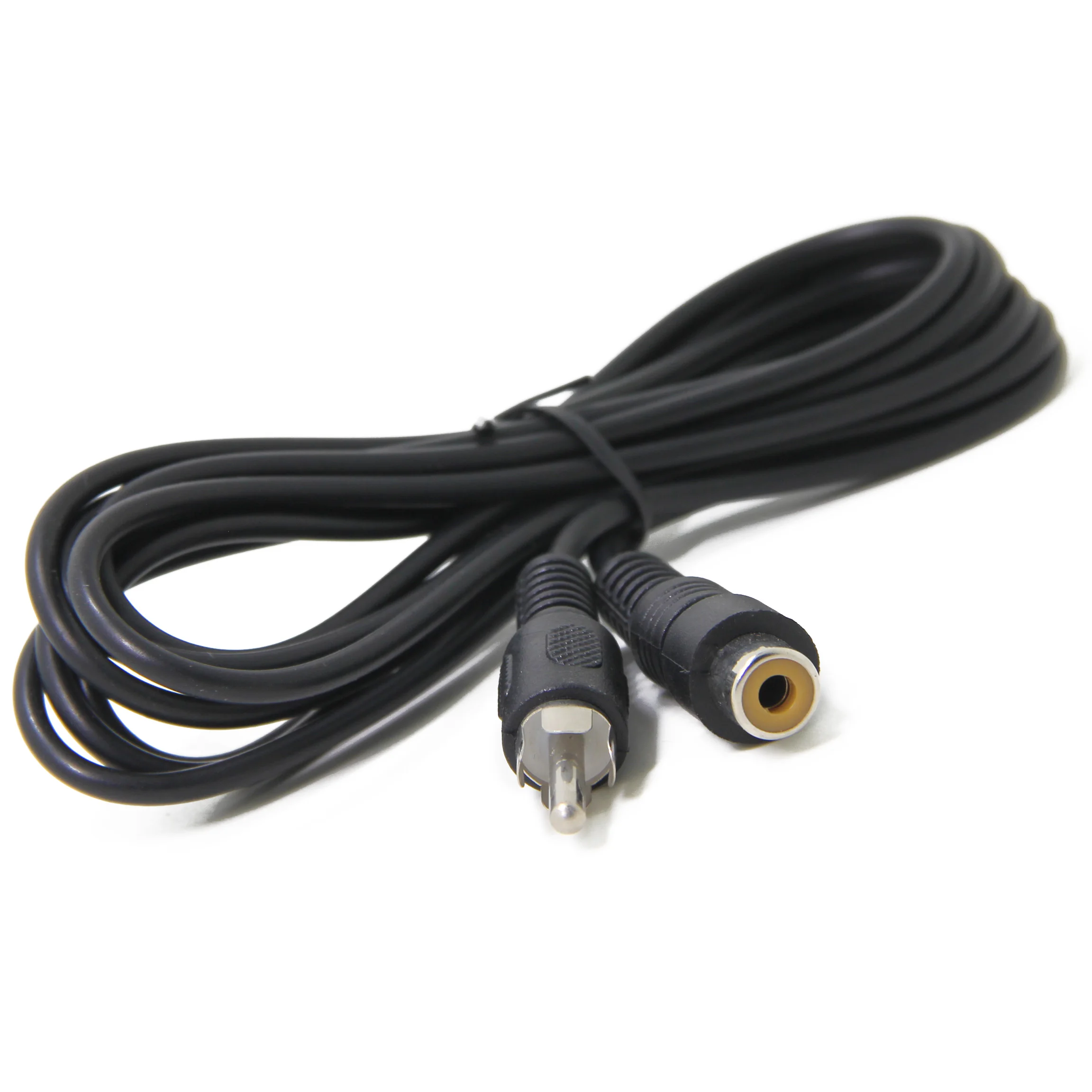 RCA Extension Cable, 2m/3m Cord (1 RCA Female to 1 RCA Male, Subwoofer, Mono, Audio Video Cable, Digital & Analogue)