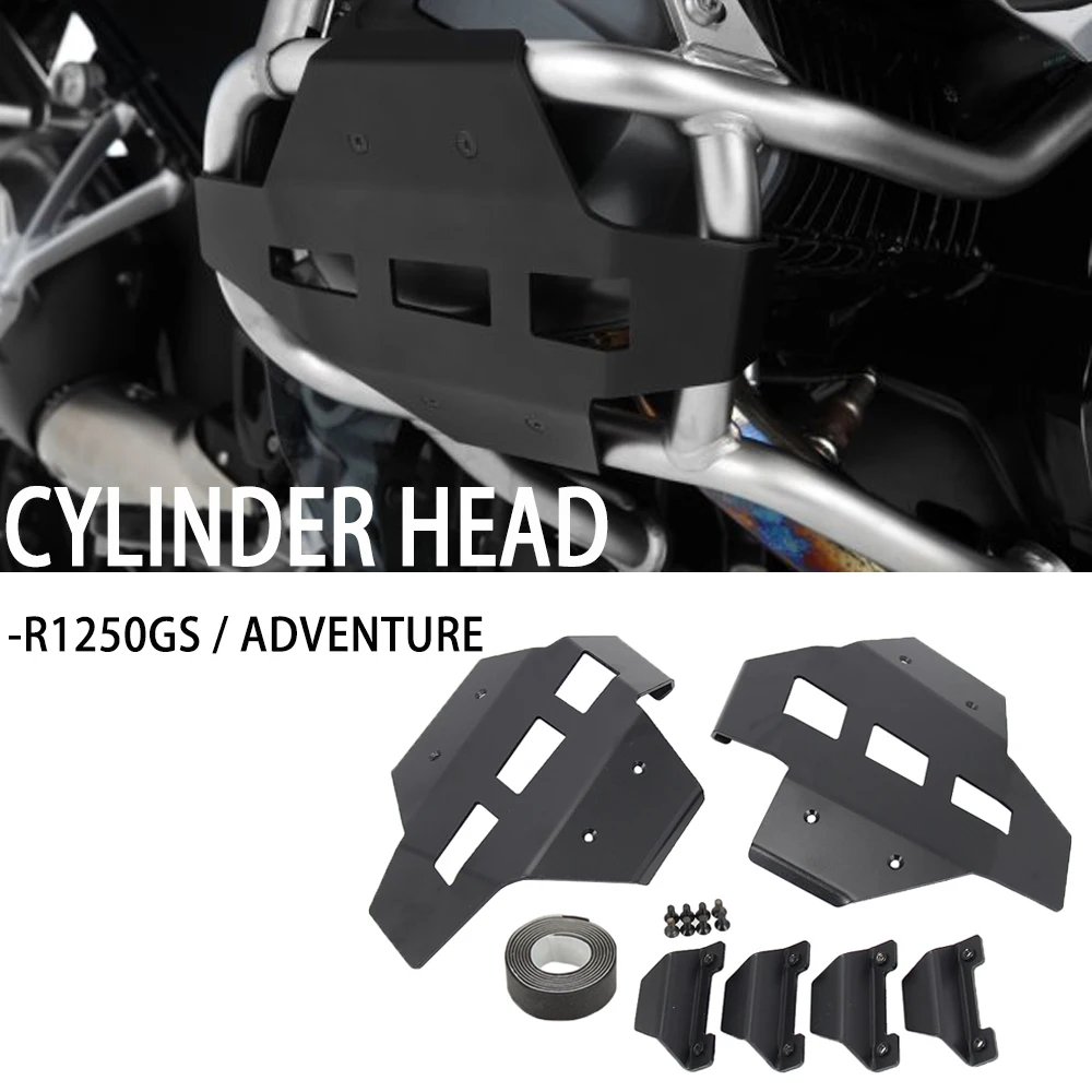 

Black Engine Guards Cylinder Head Guards Protector Cover Guard For BMW R 1250 GS ADV R1250GS Adventure