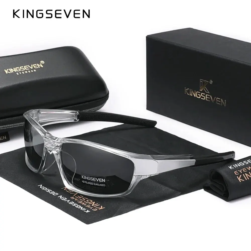 KINGSEVEN New Design Men's Sports Polarized Sunglasses High Quality Women UV Lens Sun Glasses for Men Fashion Eyewear