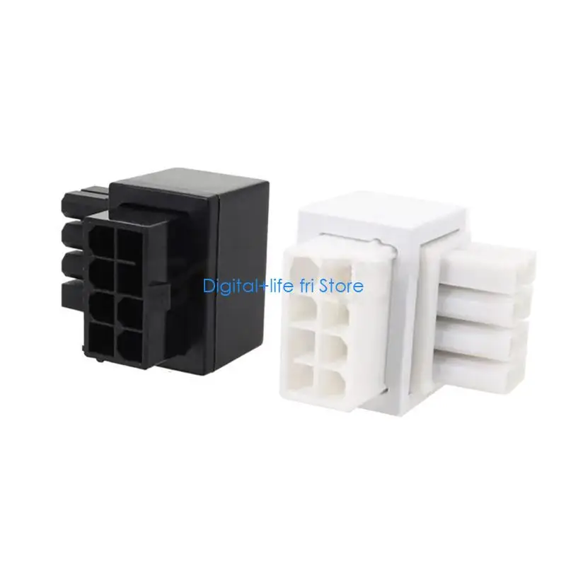 

E06D 5 шт. 90 градусов 8-контактный адаптер 8-контактный адаптер питания «папа-мама»