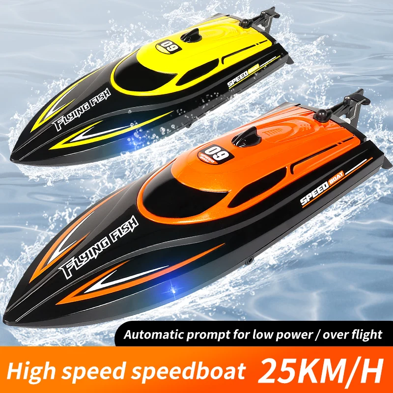 HXJ812-RC Boat 2.4GWater Toys for Children High-Speed Remote Controlled Boat Dual Motors and Large Battery Ship Water Speed Boat