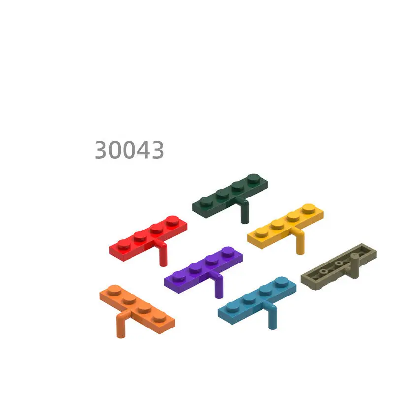 131pcs MOC Compatible Parts 30043 & 29169 911410 30043 Plate Special 1 x 4 with Arm Down Building Blocks Bricks DIY