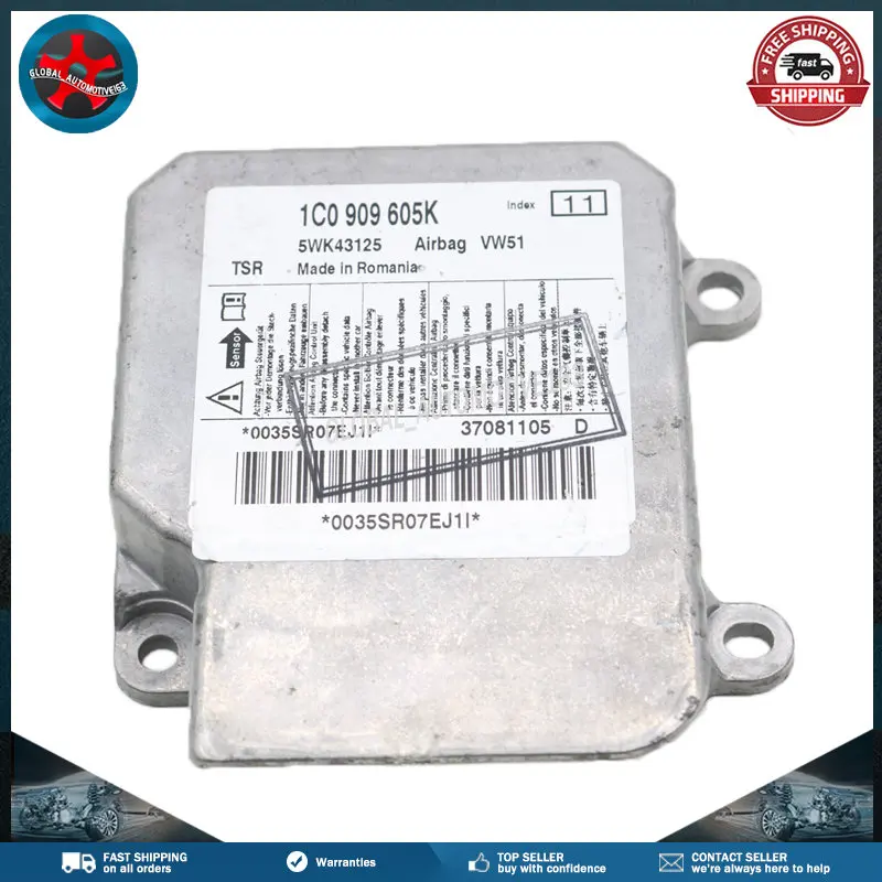 

Crash Control Module 1C0909605K 1C0 909 605 K For SKODA ROOMSTER Praktik Fabia Mk1 MK2