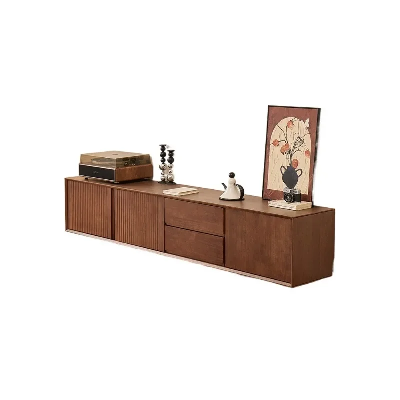 

Solid wood TV cabinet is simple