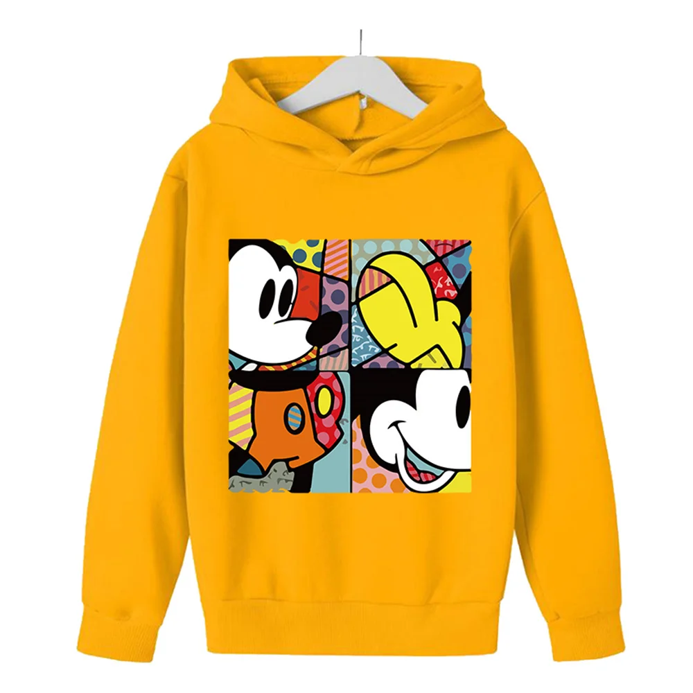 

Kids Disney Minnie Mouse Clothes Kids Boys Sweatshirt Baby Girls Clothing Sweatshirts Sweater Pullovers Tops Hoodies Sportwear