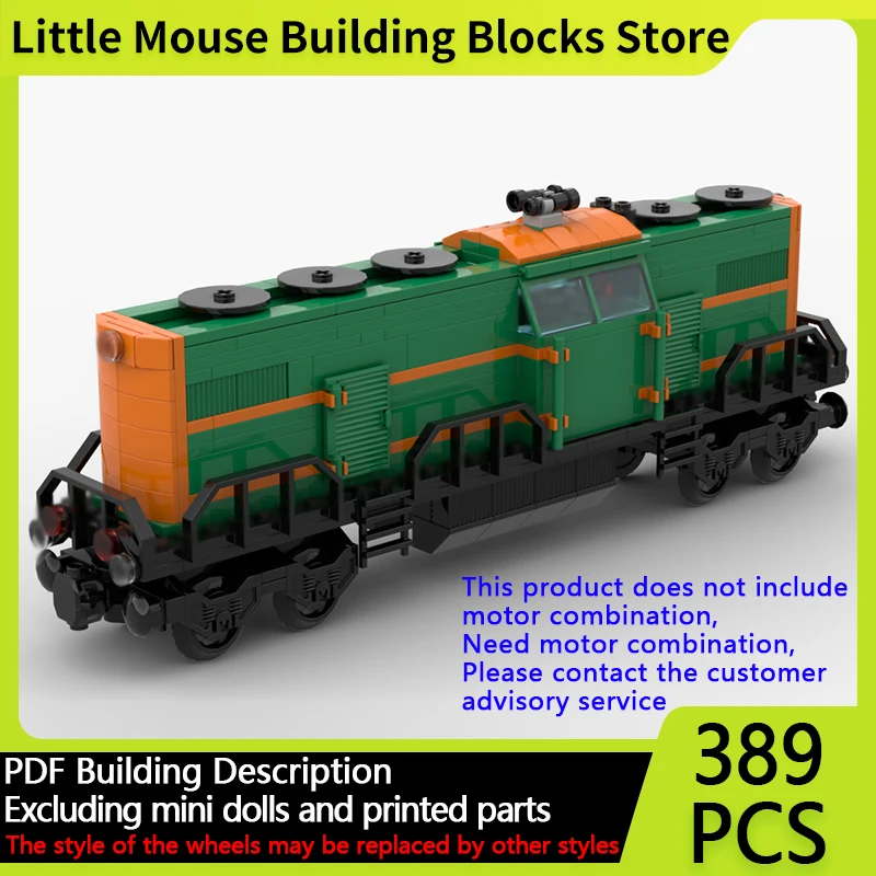 

City Car Model MOC Building Bricks SM31 Shunting Locomotive Modular Technology Gifts Holiday Assemble Children Toys Suit