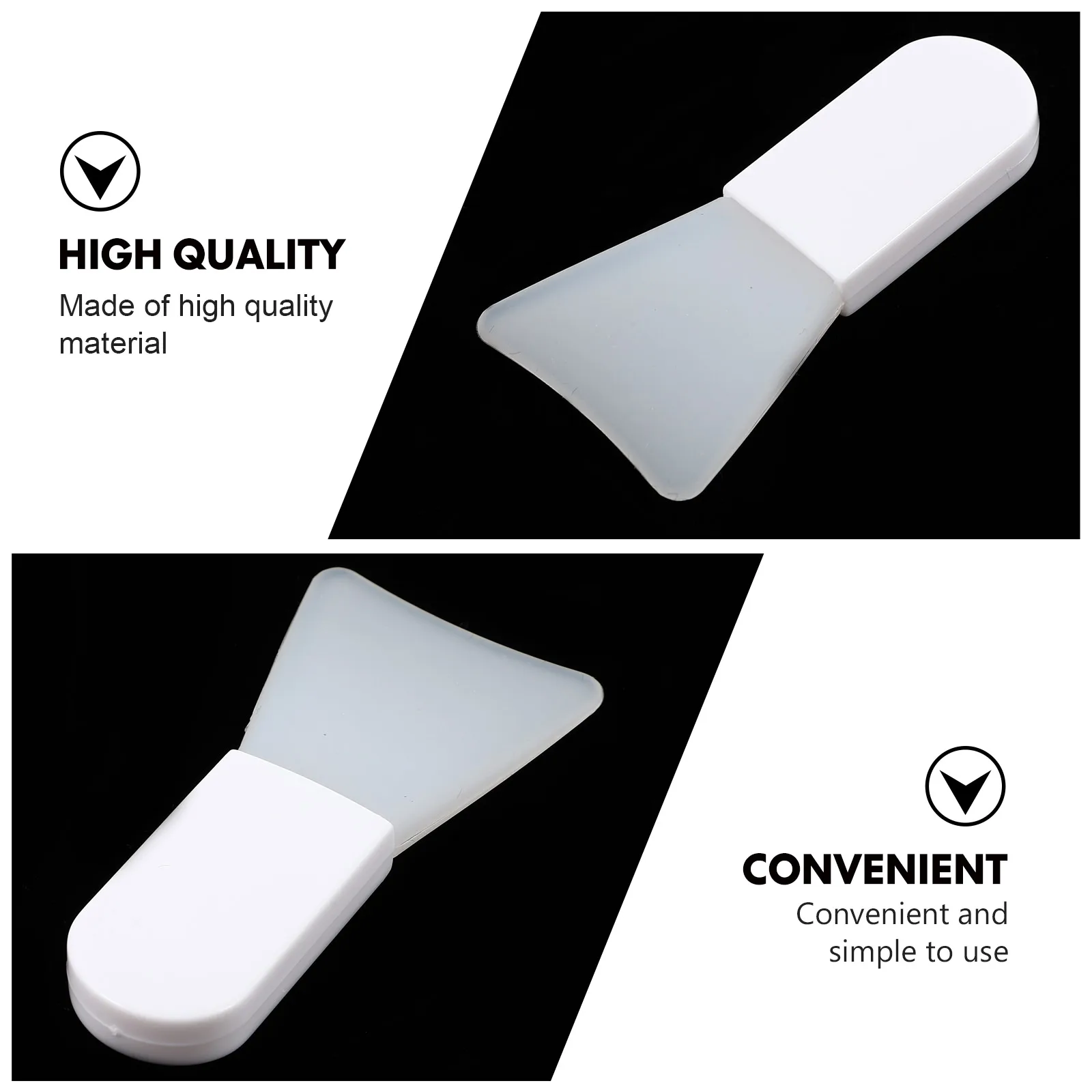 

6pcs Silicone Face Mask Brushes Smooth Durable Portable For Cream Mudpack Cleansing Applicator Tools Mini Stirring Facial