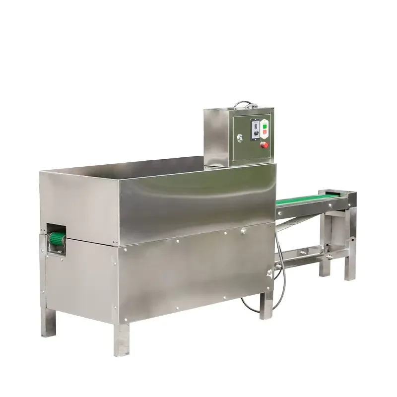 Small Fish Gutting Machine Scaling Descaling Killing Cleaning Belly Opening Viscera Removing Eviscerating Fish Processing