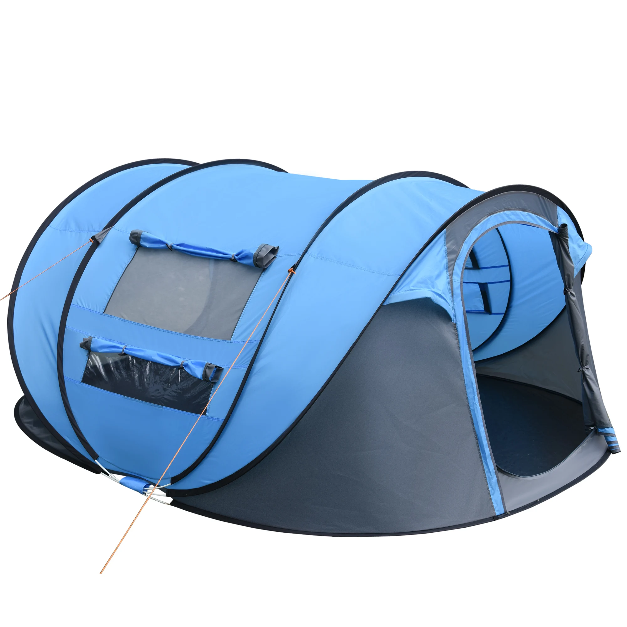 Outsunny Tienda de Campaña Outsunny Poliéster, 263,5x220x123 cm, Azul
