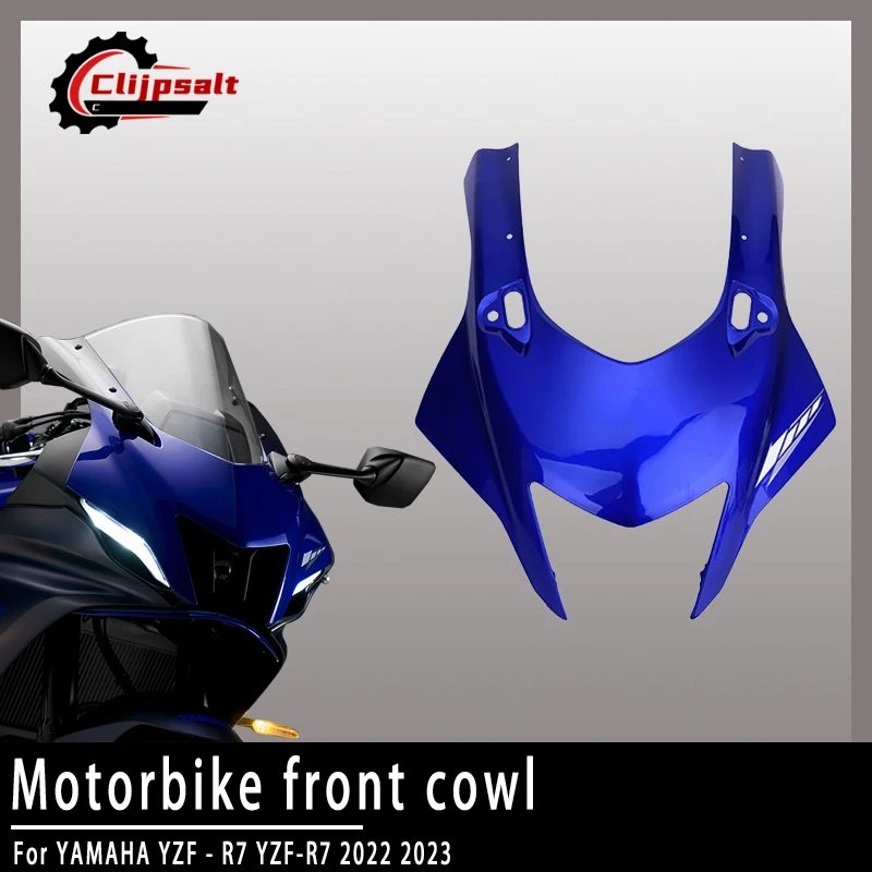 Motorcycle Accessories For YAMAHA YZF - R7 YZF-R7 2022 2023 ABS Carbon Fiber Front Headstock Cover Fairing Parts Kits