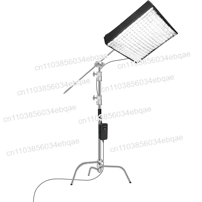 

200WD Roll Type Photography Light R- Adjustable Color Temperature 65*65cm Photographic Lighting Light for Video