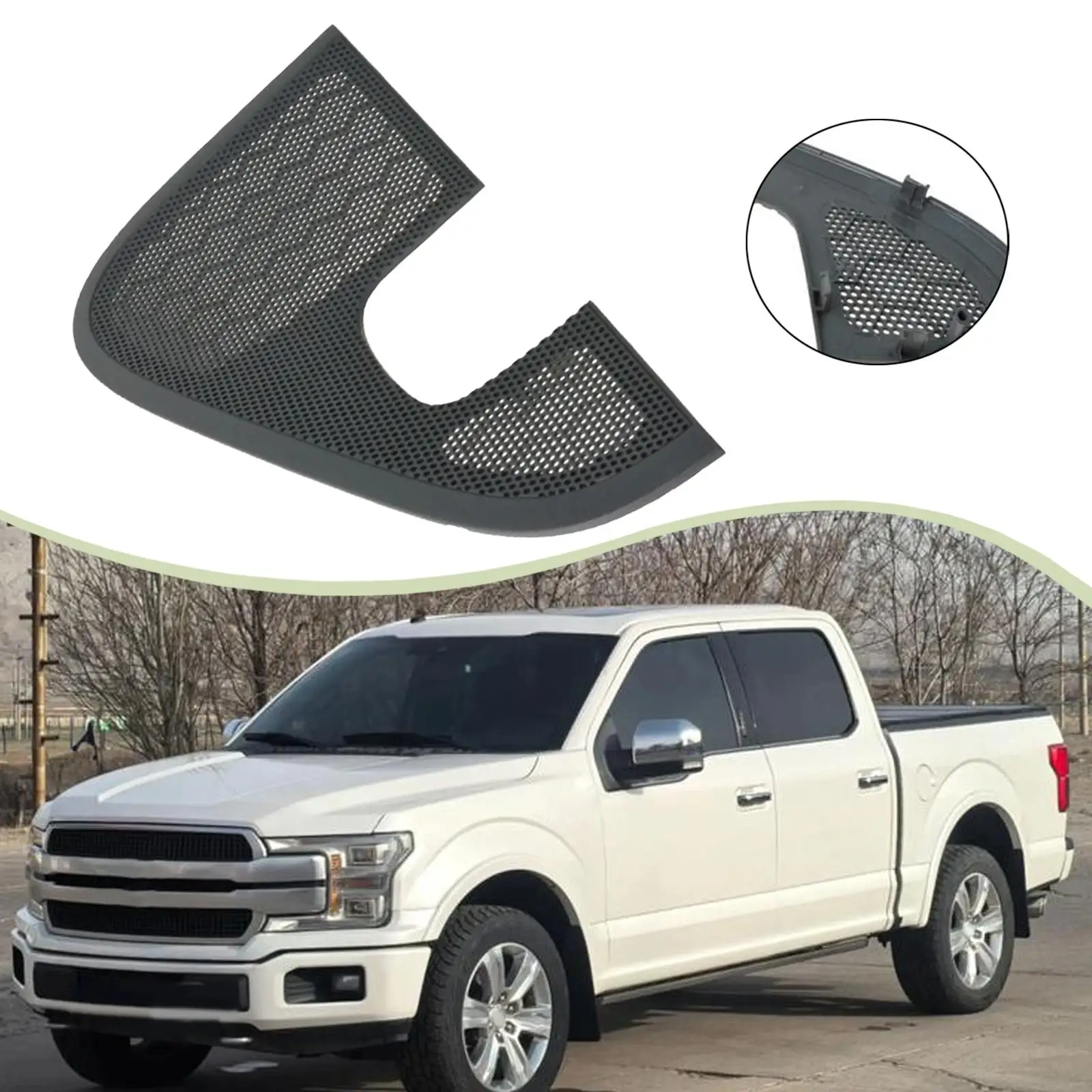 

Легкоустанавливаемая решетка динамика из АБС-пластика, замена передней дверной панели для Ford F150 2004-2008