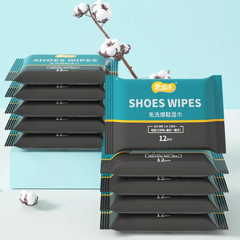 Shoes Cleaning Wipes 12 Count(Pack of 10)