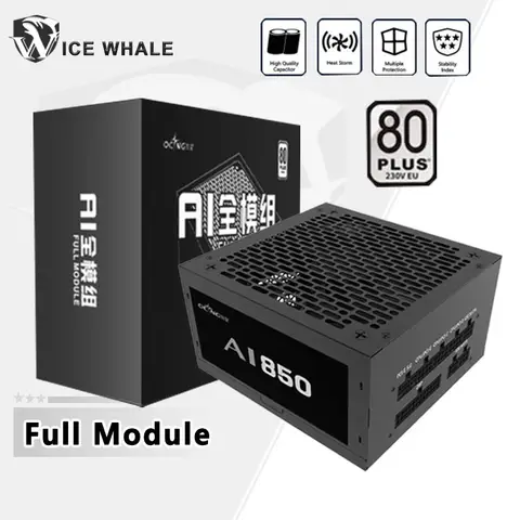 550W 650W 750W 850W Black 80Plus Full module Gaming Power Supply ATX3.0 PCIE5.0 ATX Power Supply PSU 12cm/14cm Cooler Fan