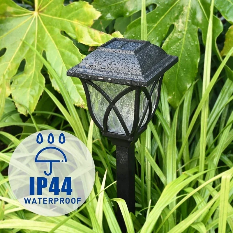 Imagem -03 - Outdoor Led Solar Lawn Lights Bright Yard Lamp Impermeável Night Light Iluminação da Paisagem Pathway Light Decoração do Jardim 18 Pack