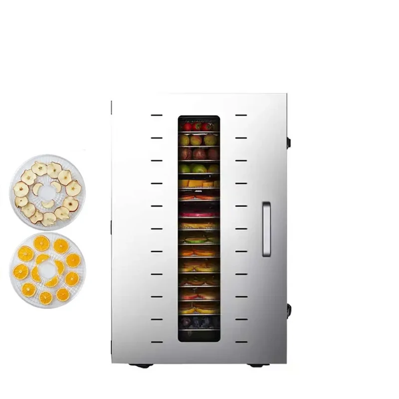 

Industrial Electric 16 Layer Vegetable Dehydrator, Food Fruit Lemon Banana Slice Dryer