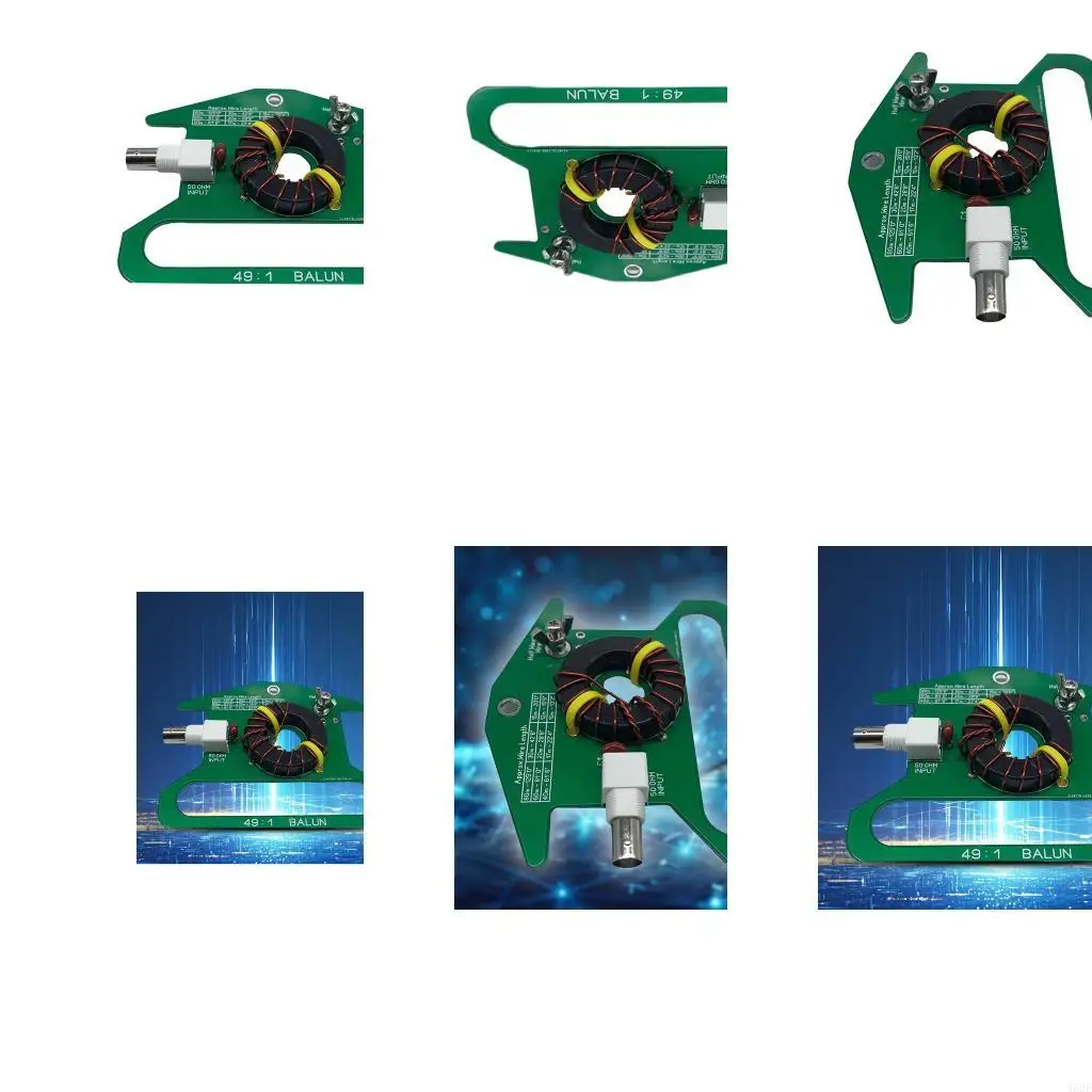 

462E Effortless Installation Balun Adapter Provides Seamlessly 49:1 Impedance Conversion For Not Tuned Shortwave Antennas