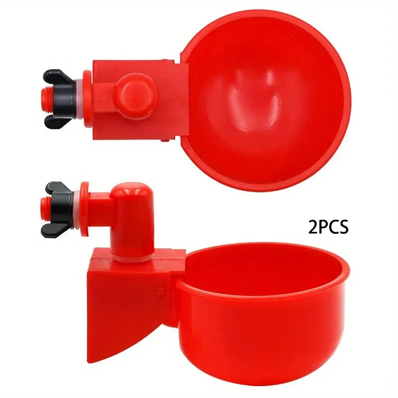 Bebedero automático para aves de corral, bebedero para pollos, tazas, máquina para beber para patos, cuencos colgantes, dispensador
