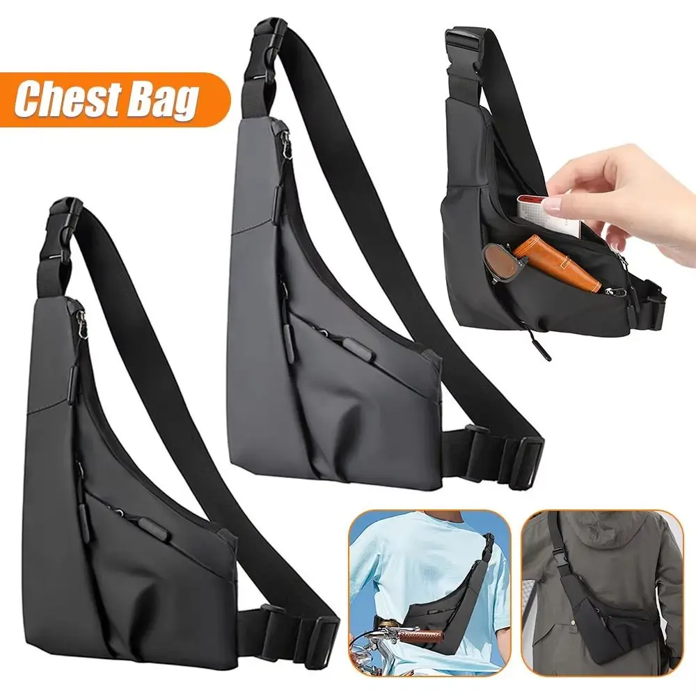 

Portable Outdoor Shoulder Bag Waterproof Multi-pocket Crossbody Backpack Adjustable Strap Durable Crossbody Sling Bag Hiking