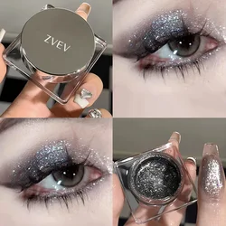 Metallic Eyeshadow Palette Gel Texture Diamond Smoky Monochrome Glitter Body Highlighter Powder Cream Brighten Shiny Eyes Makeup