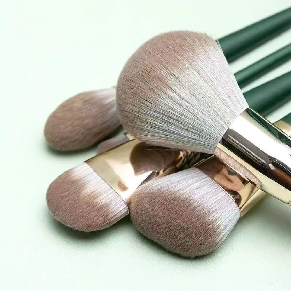 Full Face Makeup Brush Set Premium Synthetic Fiber Foundation Powder Blush Eye Shadow Cosmetic Tools Daily Beauty Kit