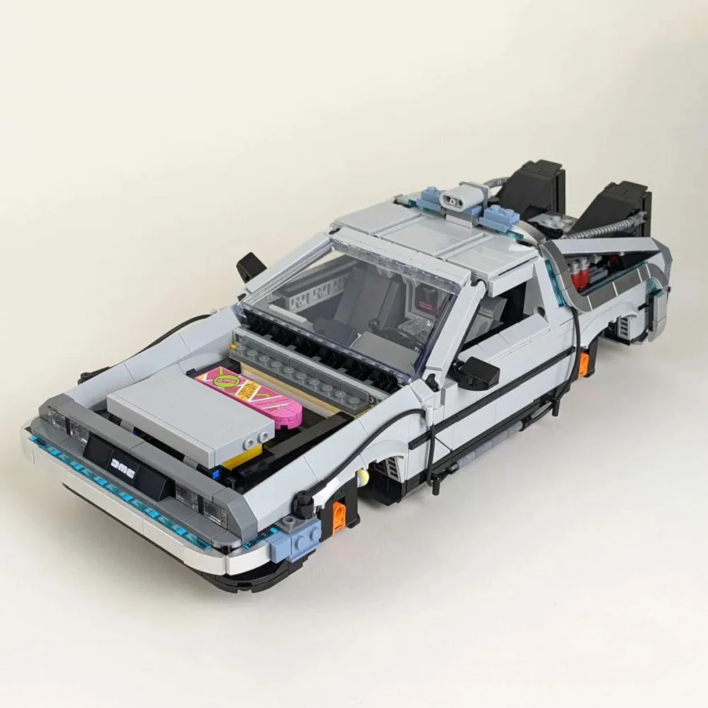 1872pcs Creative Expert Back to the Future DMC-12 Time Machine Doctor 99998 Building Blocks Sets Compatible With Model