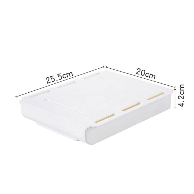 Ящики для хранения под столом, самоклеящийся лоток для карандашей, скрытый органайзер для канцелярских принадлежностей, подставка для органайзера для хранения ручек