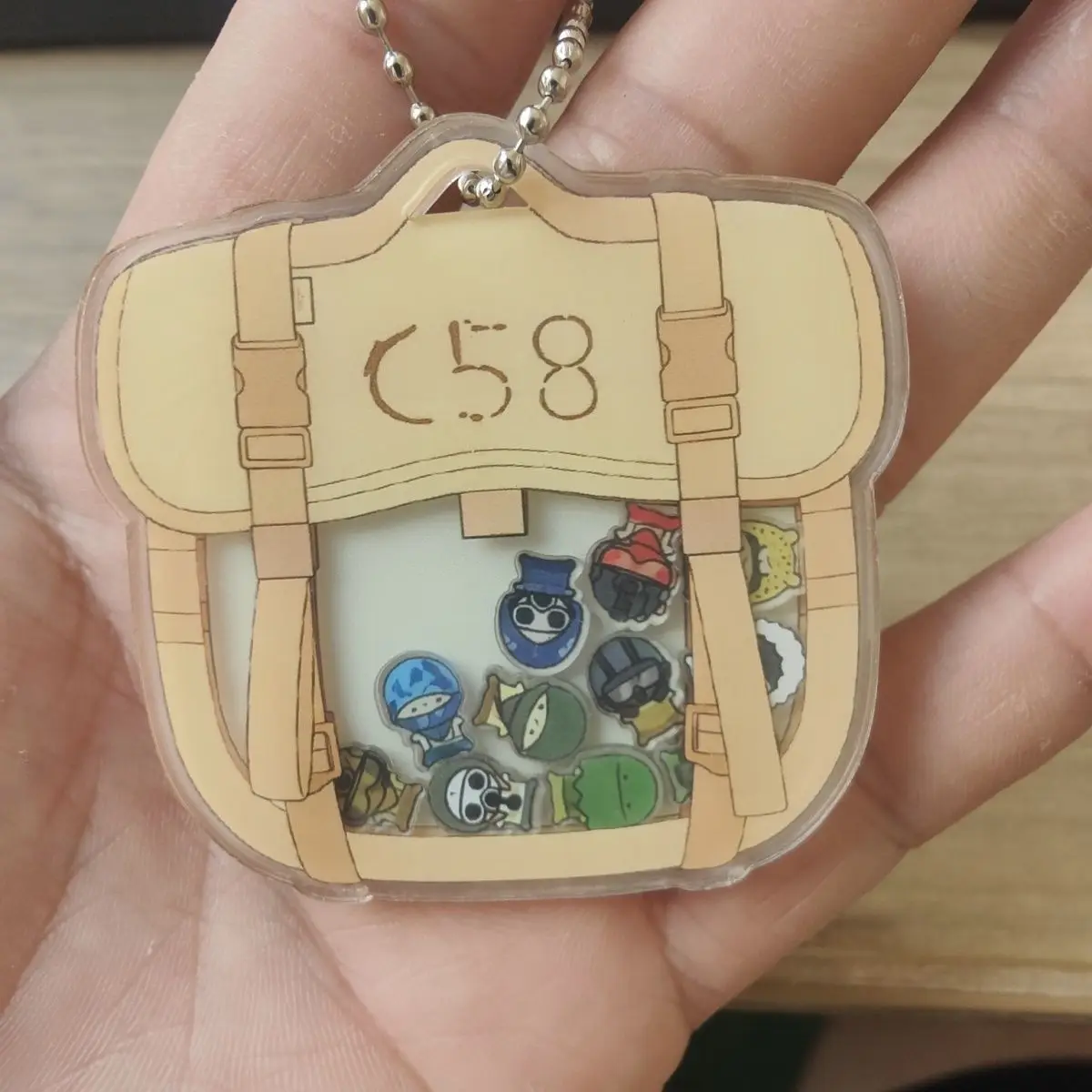 Warrior Calling Simon Riley Game Merchandise Creative Acrylic Shake Toy Keychain Backpack Decoration Pendant Exquisite Gifts