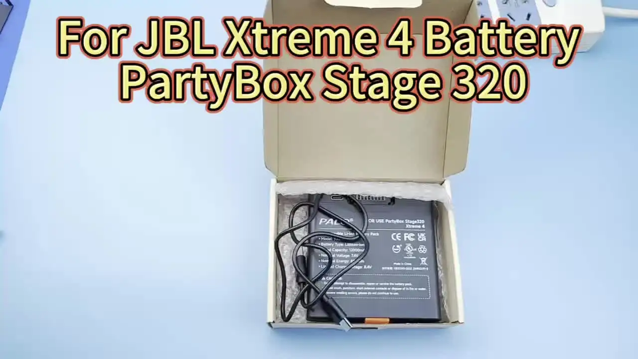 Replacement Battery For JBL Xtreme 4 PartyBox Stage 320 12000mAh